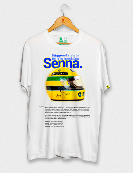 Camiseta “Senna Helmet”|R