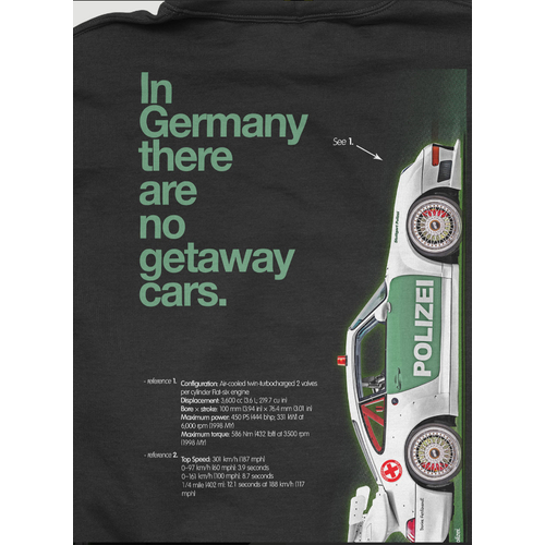 Sudadera Capucha “993 GT2 POLIZEI Ed”|R